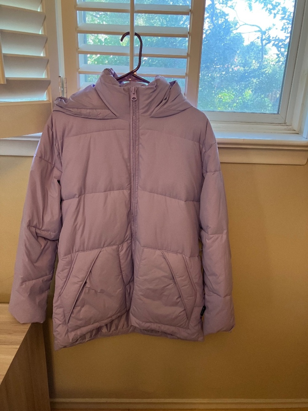 Abercrombie & Fitch Lavender Puffer Jacket